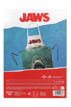 Sd toys Delantal Tiburón Jaws Poster Original Cine Culto Poliéster Talla Única Para Adultos Packaging Cartón