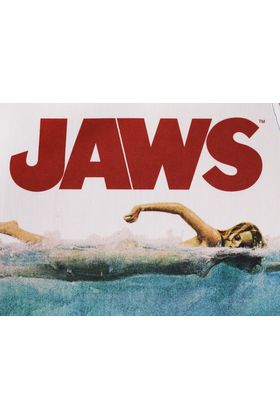 Sd toys Delantal Tiburón Jaws Poster Original Cine Culto Poliéster Talla Única Para Adultos Packaging Cartón