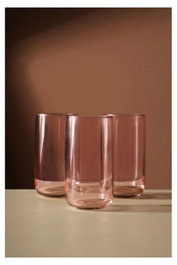 Hermia PB-420805 P Juego de Copas de Vidrio Rosa 3 Piezas 365 ml