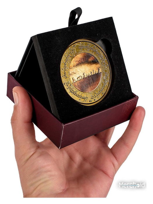 AAA Merchandise El Señor de los Anillos Moneda con Soporte La Comunidad AAA Merchandise El Señor de los Anillos Moneda con Soporte La Comunidad