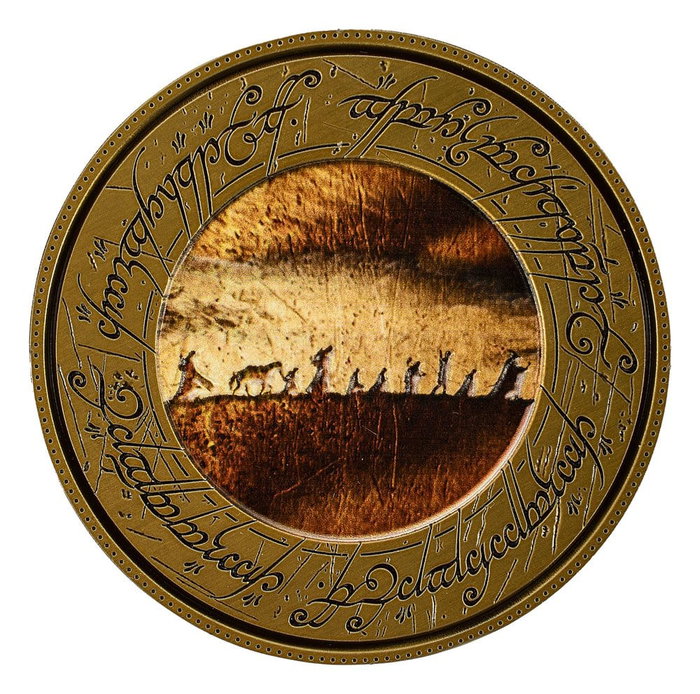 AAA Merchandise El Señor de los Anillos Moneda con Soporte La Comunidad AAA Merchandise El Señor de los Anillos Moneda con Soporte La Comunidad