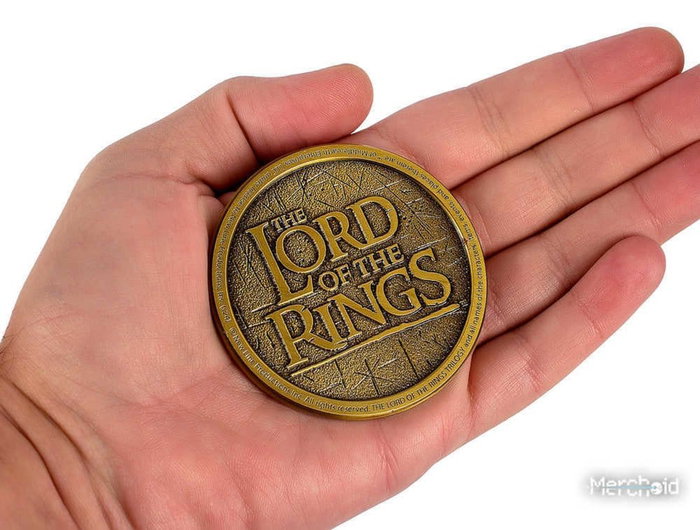 AAA Merchandise El Señor de los Anillos Moneda con Soporte La Comunidad AAA Merchandise El Señor de los Anillos Moneda con Soporte La Comunidad