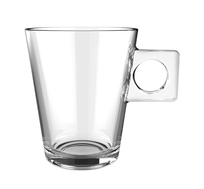 La Mediterranea Set de 2 Tazas Café con Leche 21 cl Lima Liso