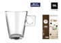 La Mediterranea Set de 2 Tazas Café con Leche 21 cl Lima Liso