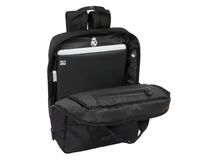 Safta Mochila Premium Real Madrid para Portátil 13,3'' con USB Safta Mochila Premium Real Madrid para Portátil 13,3'' con USB