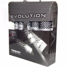 Termix Maletín 5 Cepillos Evolution Plus Pack Ø17 Ø23 Ø28 Ø32 Ø43 para Cabello Grueso