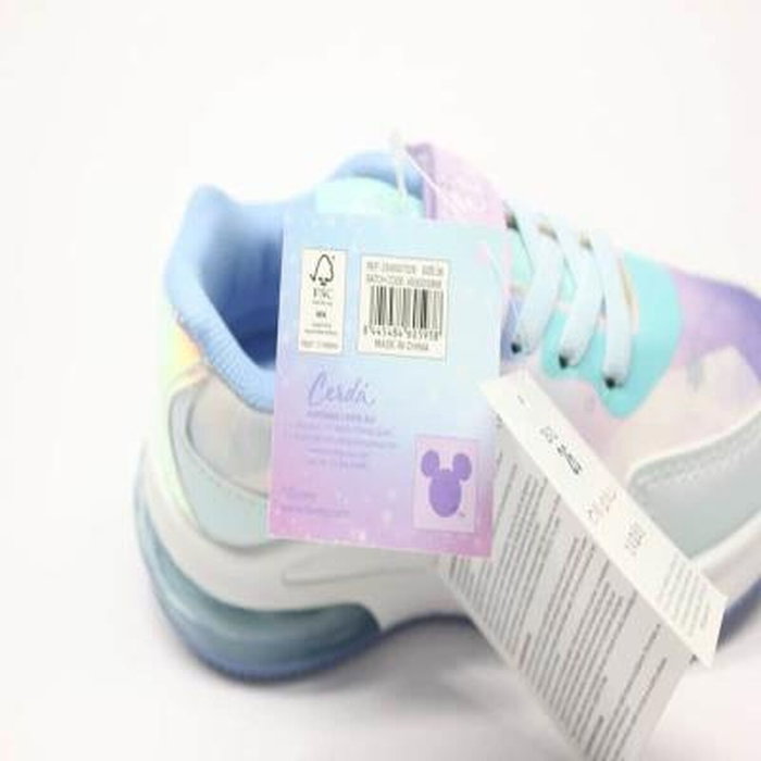 Cerdá Zapatillas Deportivas con Luces Frozen T028 Light Blue Talla 28