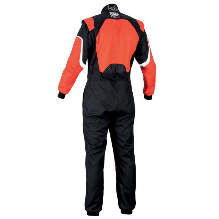 Omp OMPKA0-1727-A01-073-58 Traje de Karting Ks-3 My2019 Negro-Rojo Talla 58 - Confortable, Resistente, 3 Capas, Homologación CIK-FIA Nivel 2