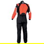 Omp OMPKA0-1727-A01-073-58 Traje de Karting Ks-3 My2019 Negro-Rojo Talla 58 - Confortable, Resistente, 3 Capas, Homologación CIK-FIA Nivel 2