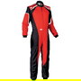 Omp OMPKA0-1727-A01-073-58 Traje de Karting Ks-3 My2019 Negro-Rojo Talla 58 - Confortable, Resistente, 3 Capas, Homologación CIK-FIA Nivel 2