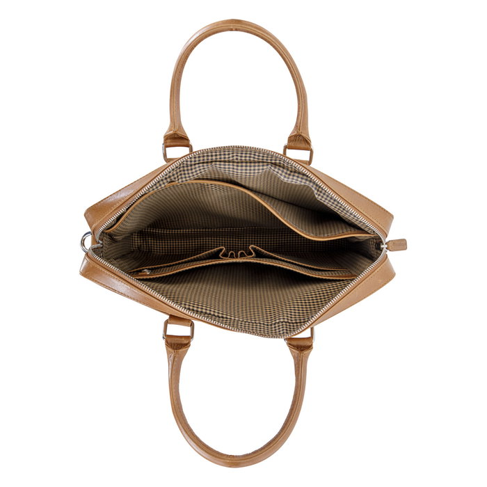 dbramante NORDBORG Maletín para portátil de 15 pulgadas, color bronceado, 2nd Gen