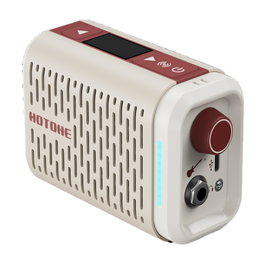 HOTONE Pulze Mini Amplificador para Guitarra, Bajo y Músico Acústico con Batería Recargable y Control Inalámbrico