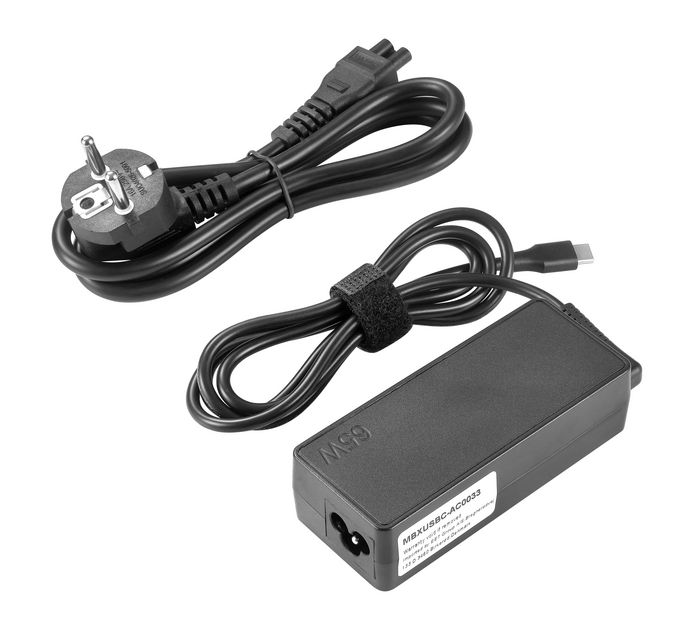 CoreParts Adaptador de corriente USB-C 65W PD3.0 con cable EU, 5V/3A, 9V/3A, 12V/3A, 15V/3A, 20V/3.25A CoreParts Adaptador de corriente USB-C 65W PD3.0 con cable EU, 5V/3A, 9V/3A, 12V/3A, 15V/3A, 20V/3.25A