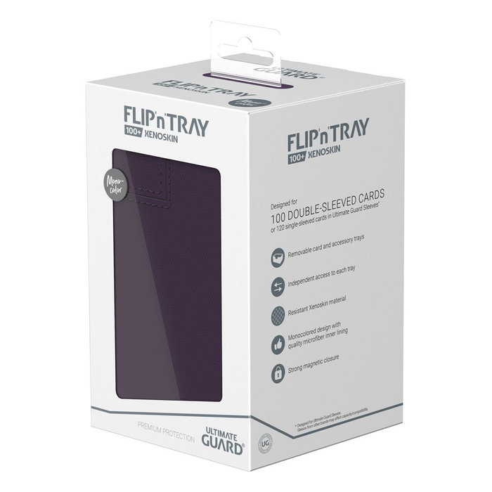 Ultimate Guard Flip'n'Tray 100+ Xenoskin - Purple Ultimate Guard Flip'n'Tray 100+ Xenoskin - Purple