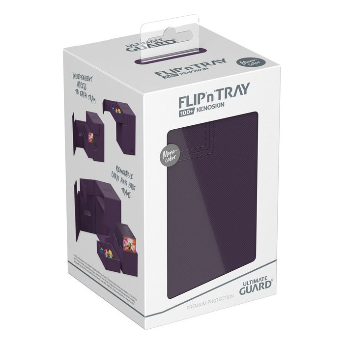 Ultimate Guard Flip'n'Tray 100+ Xenoskin - Purple Ultimate Guard Flip'n'Tray 100+ Xenoskin - Purple