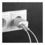 Lindy 73413 Cargador USB Tipo A y C 20W Blanco