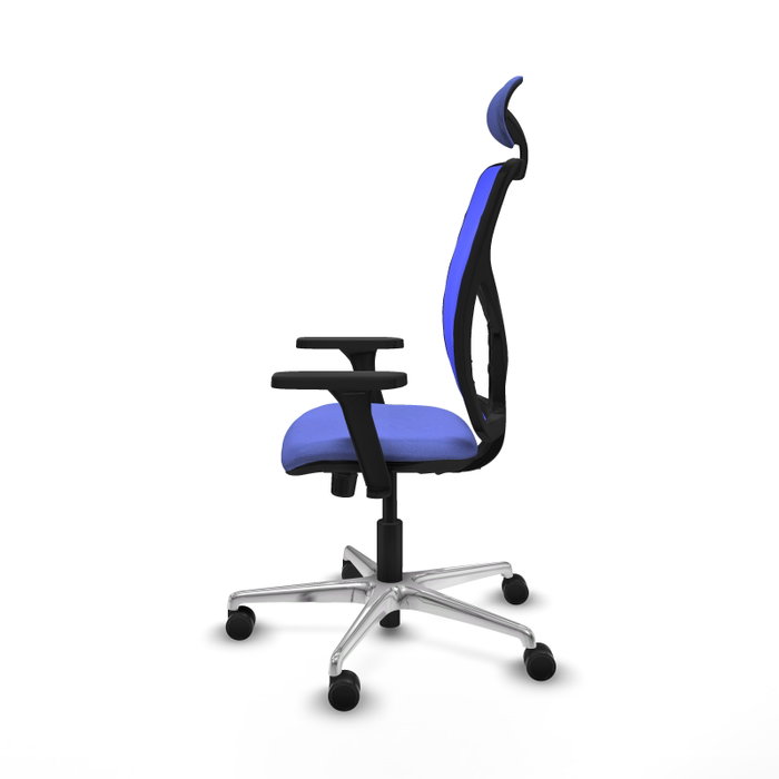 PIQUERAS Y CRESPO Silla de oficina Motilla con mecanismo Sincro, Azul PIQUERAS Y CRESPO Silla de oficina Motilla con mecanismo Sincro, Azul