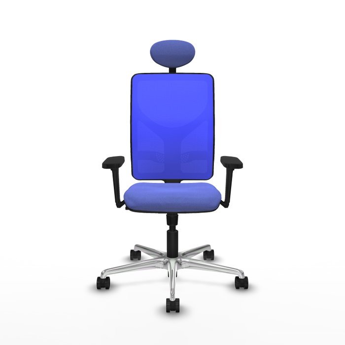 PIQUERAS Y CRESPO Silla de oficina Motilla con mecanismo Sincro, Azul PIQUERAS Y CRESPO Silla de oficina Motilla con mecanismo Sincro, Azul