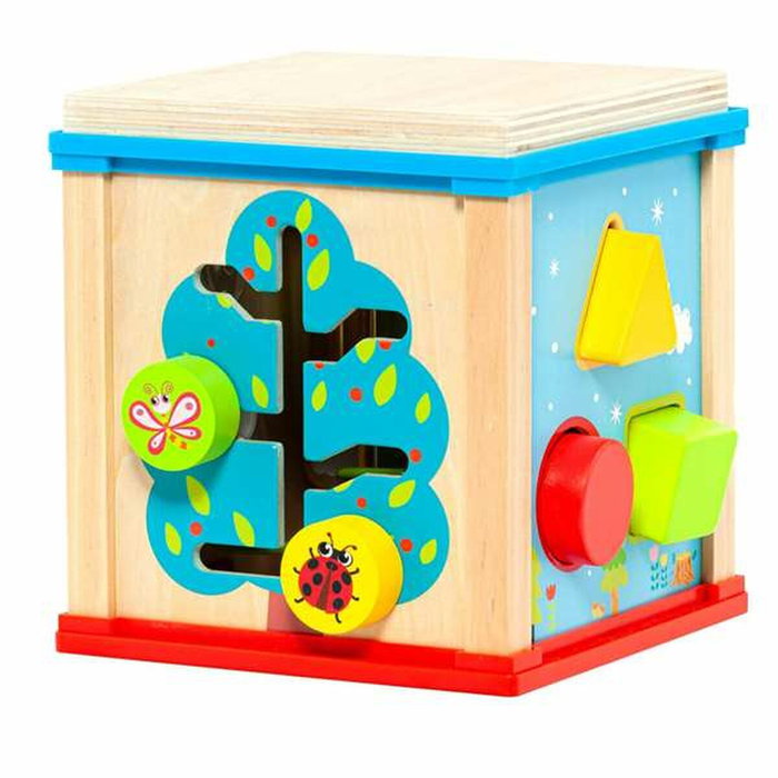 Molto Cubo de Actividades de madera