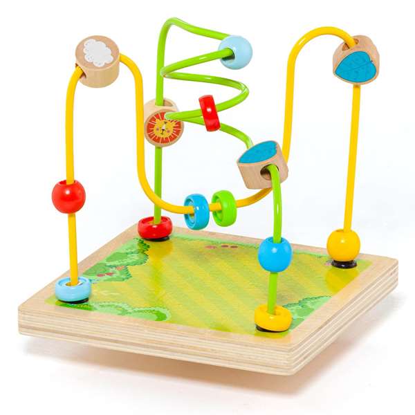 Molto Cubo de Actividades de Madera 19x17x17 cm