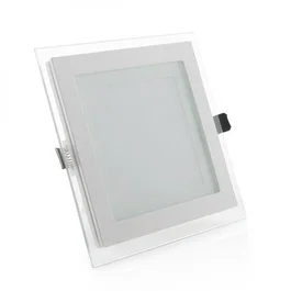 Foco Downlight LED 12W 1200Lm 6000ºK Cuadrado   Cristal 40.000H [GR-MB02-12W-CW]