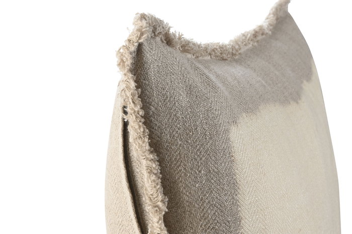 DKD Home Decor Cojín de Lino Natural 65x65x8 cm (Pack de 2)