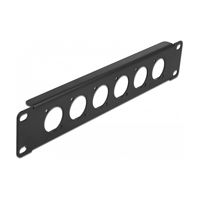 DeLOCK Patchpanel 6 puertos tipo D 10″ negro DeLOCK Patchpanel 6 puertos tipo D 10″ negro