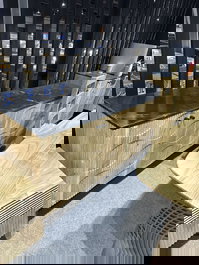 DKD Home Decor Buffet Negro Natural 175 x 76 x 40 cm