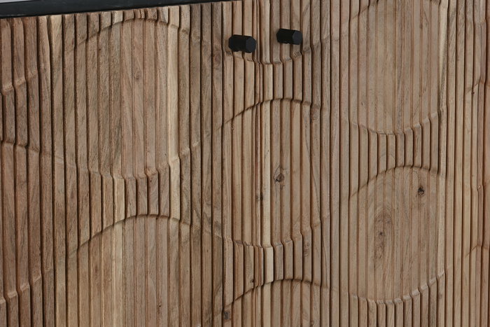 DKD Home Decor Buffet Negro Natural 175 x 76 x 40 cm