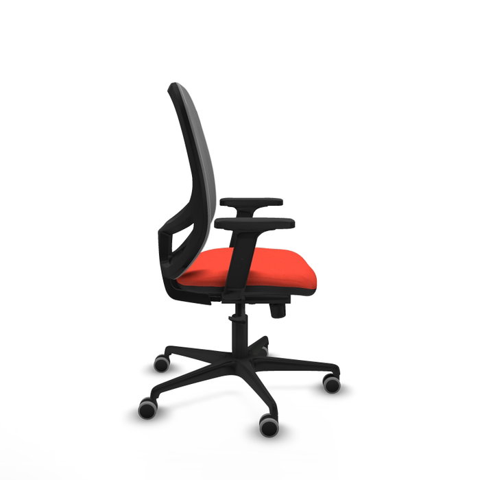 PIQUERAS Y CRESPO Silla de oficina Cilanco con mecanismo Sincro, Naranja oscuro y Gris PIQUERAS Y CRESPO Silla de oficina Cilanco con mecanismo Sincro, Naranja oscuro y Gris
