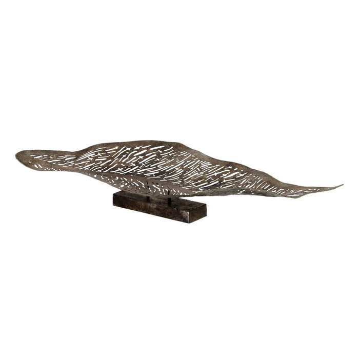 Ixia Centro de Mesa Plata Metal Decoración 89 x 48 x 14 cm Ixia Centro de Mesa Plata Metal Decoración 89 x 48 x 14 cm