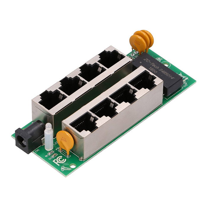 Extralink Inyector PoE Gigabit de 4 Puertos