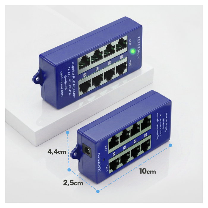 Extralink Inyector de Potencia Externo Morado
