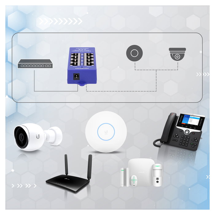 Extralink Inyector de Potencia Externo Morado