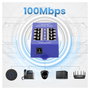 Extralink Inyector PoE Gigabit de 4 Puertos
