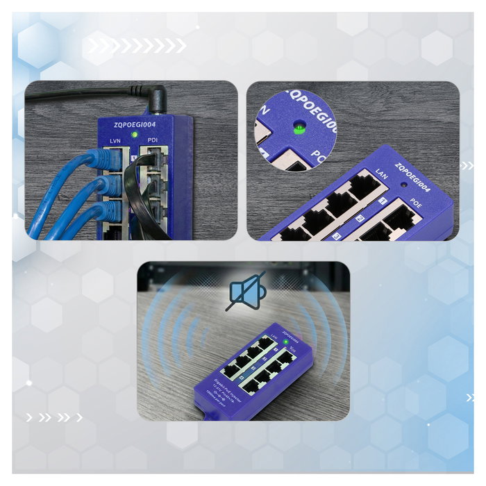 Extralink Inyector de Potencia Externo Morado
