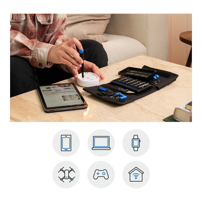 iFixit Pro Tech GO Kit de herramientas de precisión para electrónica