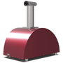 Alfa Forni Moderno 3 Pizze Wood Red