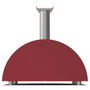 Alfa Forni Moderno 3 Pizze Wood Red
