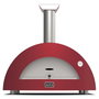 Alfa Forni Moderno 3 Pizze Wood Red