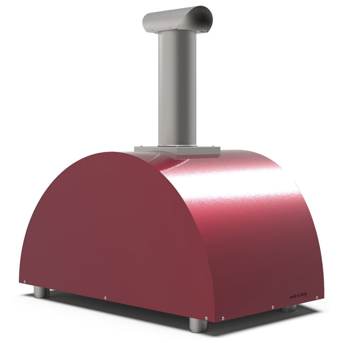 Alfa Forni Moderno 3 Pizze Wood Red