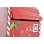 DKD Home Decor Buzón Metal Rojo 29x24x52 cm
