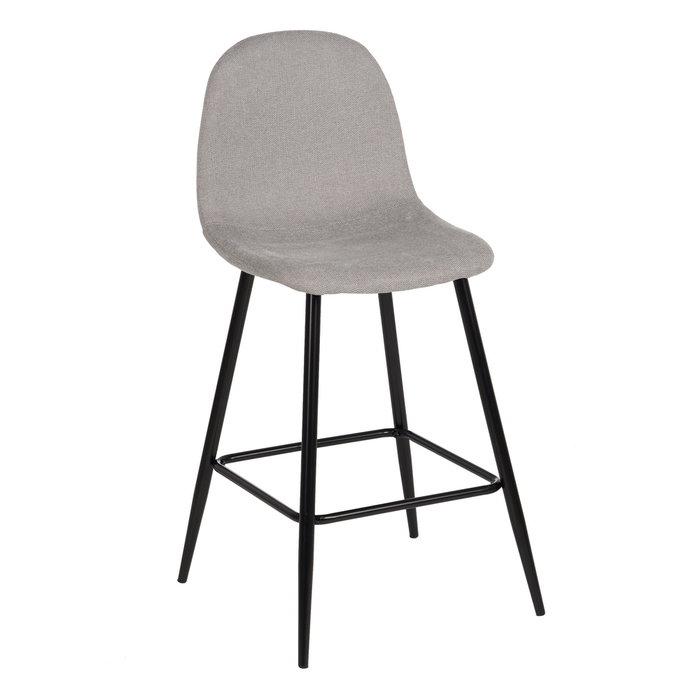Taburete Gris Tejido-Metal Salón 46 X 48 X 96 cm
