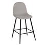 Taburete Gris Tejido-Metal Salón 46 X 48 X 96 cm
