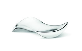 Georg Jensen Centro Mesa Cobra Acero Inoxidable Diámetro 38 cm Acabado Pulido Espejo