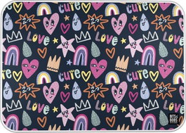 GRAFOPLAS DISEÑO Vade PVC B&B Cute 33x47x0,5cm