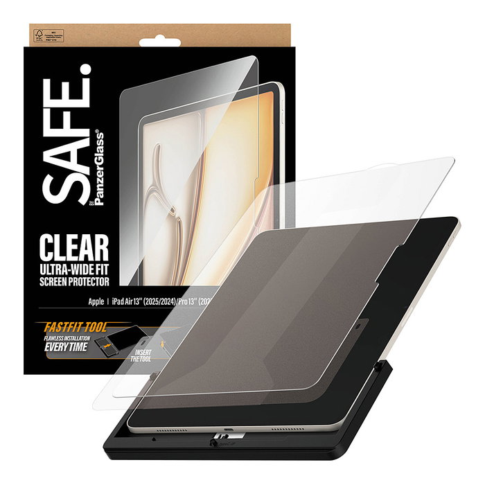 PanzerGlass SAFE Protector de Pantalla para iPad Air 13 y iPad Pro 13
