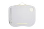 DKD Home Decor Bandeja Blanco Gris 47 x 38.5 x 6 cm