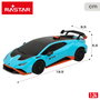 RASTAR Lamborghini Huracán STO Coche teledirigido 1:24 Azul