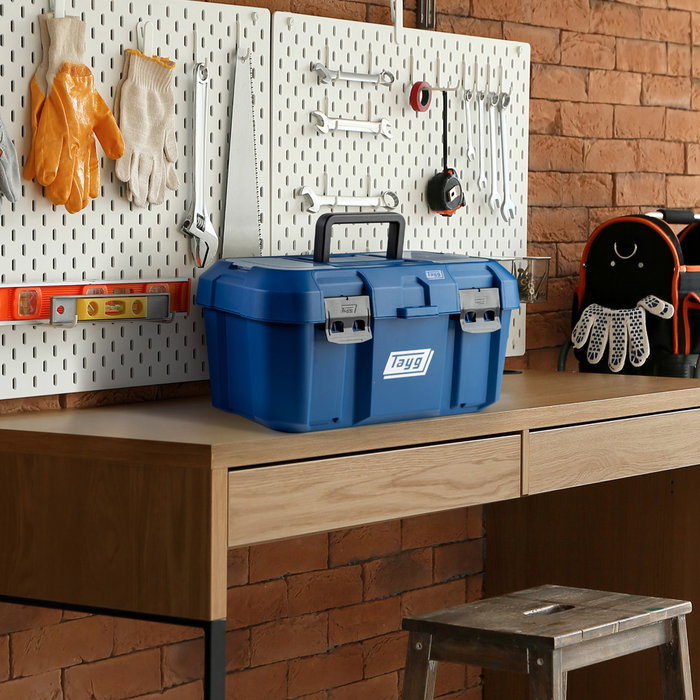 TAYG Caja de herramientas plástico azul Nº46 TAYG Caja de herramientas plástico azul Nº46